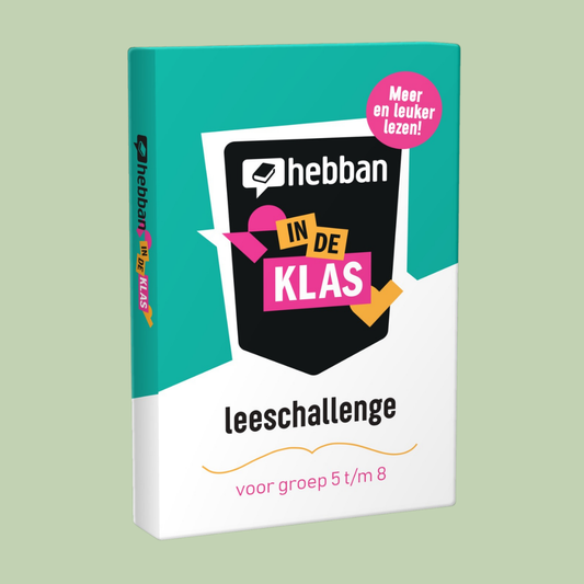 Boekenwurm Leeschallenge Hebban in de Klas Primair Onderwijs