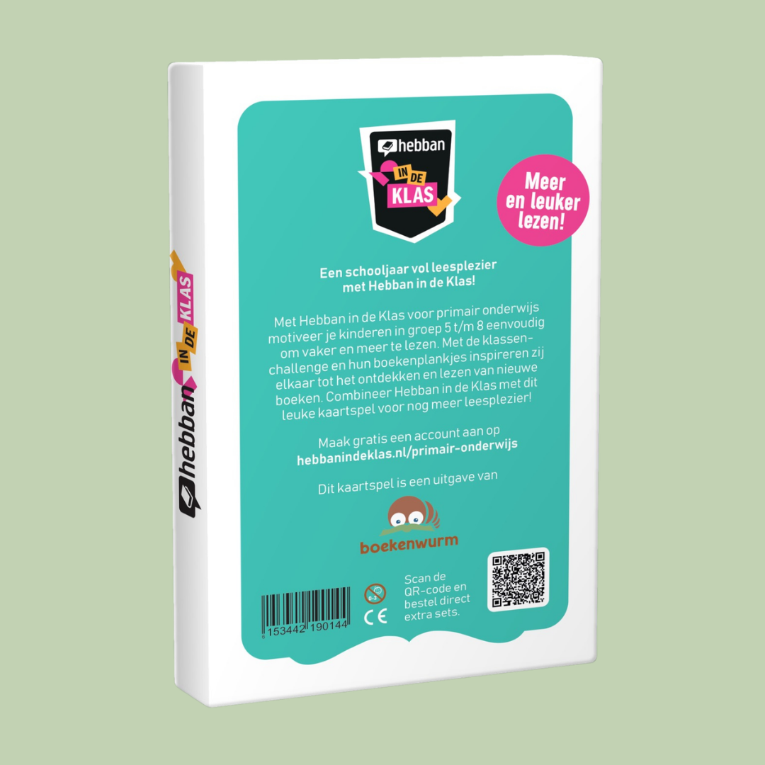 Boekenwurm Leeschallenge Hebban in de Klas Primair Onderwijs