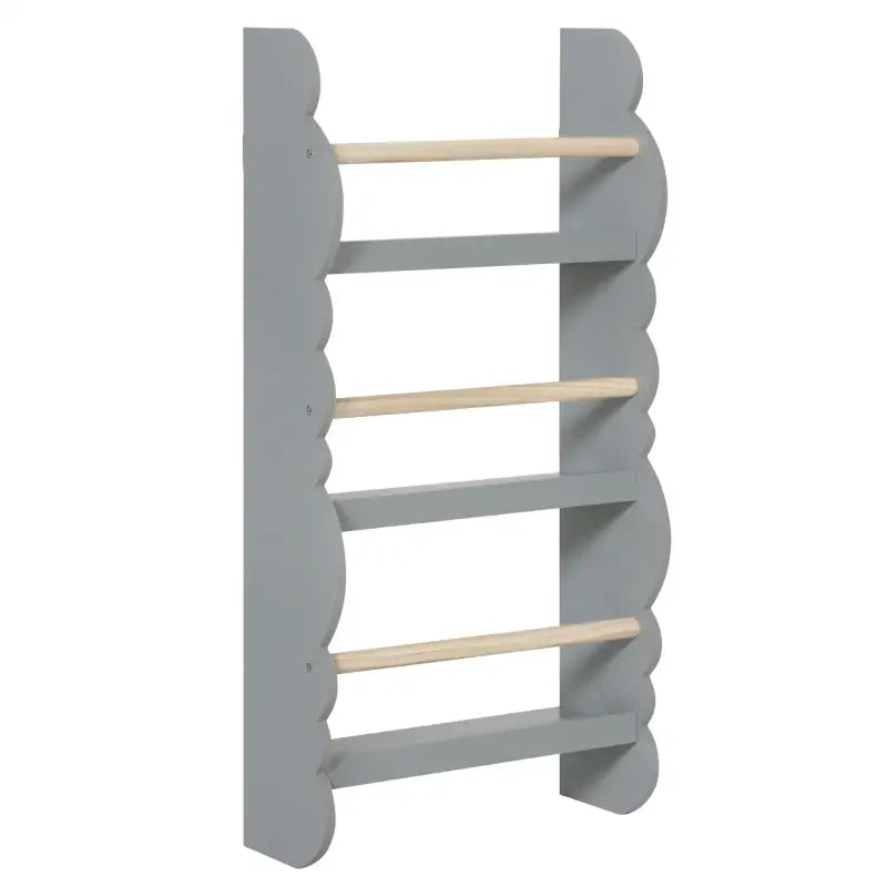 BukkitBow - Boekenkast voor Kinderen - Speelgoedkast/Boekenrek Kind – Houten Kast met Boekenplanken - Geschikt voor Kinderkamer